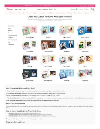 Custom Hardcover Photo Book India | Print Your Memories