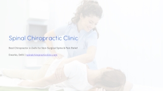Best Chiropractor in Delhi | Spinal Chiropractic Clinic – Advanced Spine Care