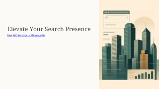 Elevate Your Search Presence Best SEO Services in Minneapolis
