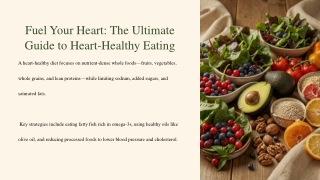 The Ultimate Guide to Heart-Healthy Eating