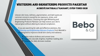 Whitening and Brightening Skincare Routine for Daily Skin Care