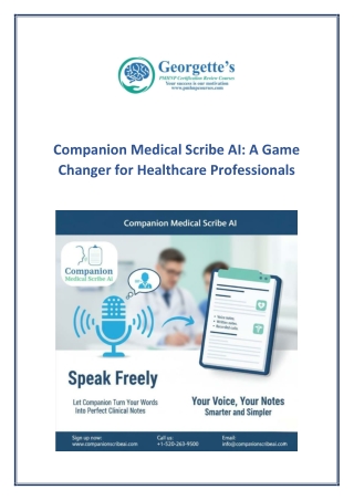 Companion Medical Scribe AI A Game Changer for Healthcare Professionals