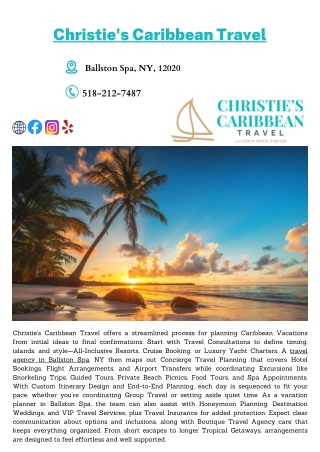 Christie's Caribbean Travel