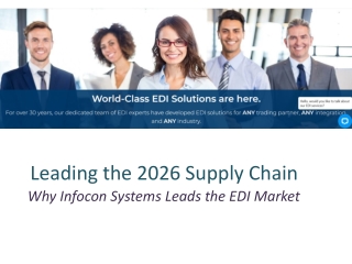Leading the 2026 Supply Chain: Why Infocon Systems Dominates the EDI Market