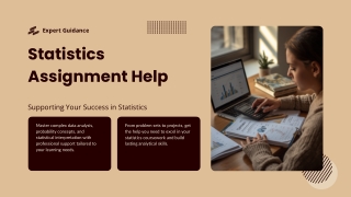 Reliable Statistics Assignment Help Online