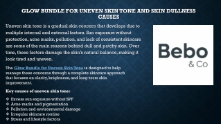 Buy Glow and Go Bundle for Uneven Skin Tone Online Pakistan
