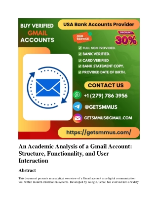 Buy Gmail Accounts