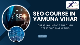 SEO COURSE IN YAMUNA VIHAR