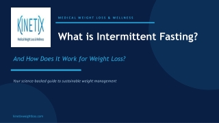 What is Intermittent Fasting and How Does It Work for Weight Loss?