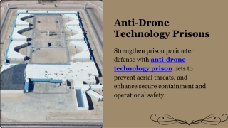 Anti-Drone Technology Prisons