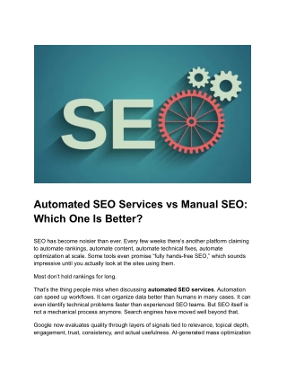 Automated SEO Services vs Manual SEO_ Which One Is Better