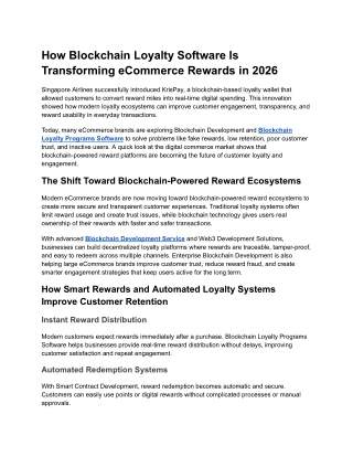 How Blockchain Loyalty Software Is Transforming eCommerce Rewards in 2026 (1)