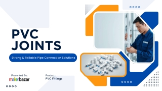 PVC Joints for Durable Pipe Connections & DIY Projects | Makerbazar
