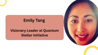 Emily Tang and the New Age of Investing