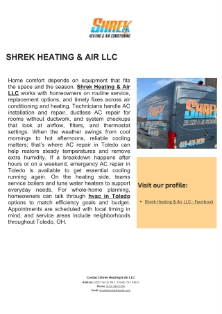 Shrek Heating & Air LLC