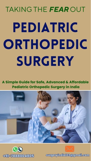 Pediatric Orthopedic Surgery in india