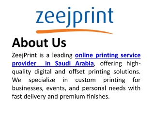 High-Quality Printing Services in Saudi Arabia | Fast & Affordable
