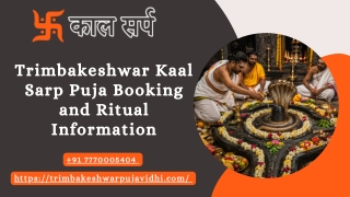 Trimbakeshwar Kaal Sarp Puja Booking and Ritual Information