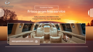 Frisco prom limo service