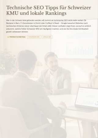 Technische SEO Tipps für Schweizer KMU und lokale Rankings