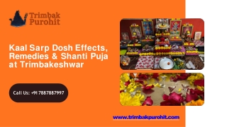 Kaal Sarp Dosh Effects, Remedies & Shanti Puja at Trimbakeshwar