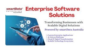 Enterprise Software Solutions Scalable AI & Cloud Technologies for Business Transformation