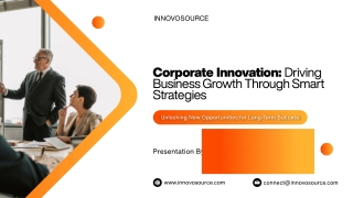Corporate Innovation: Driving Growth and Business Transformation