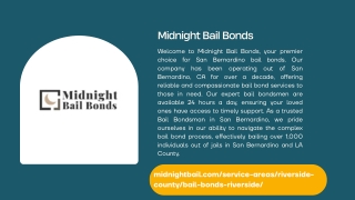 Bail bonds Riverside