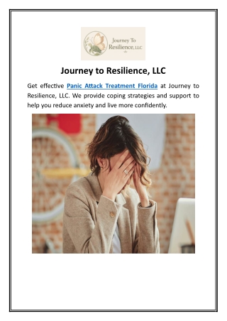 Panic Attack Treatment Florida | Journey to Resilience, LLC