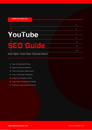 YouTube SEO Guide 2026