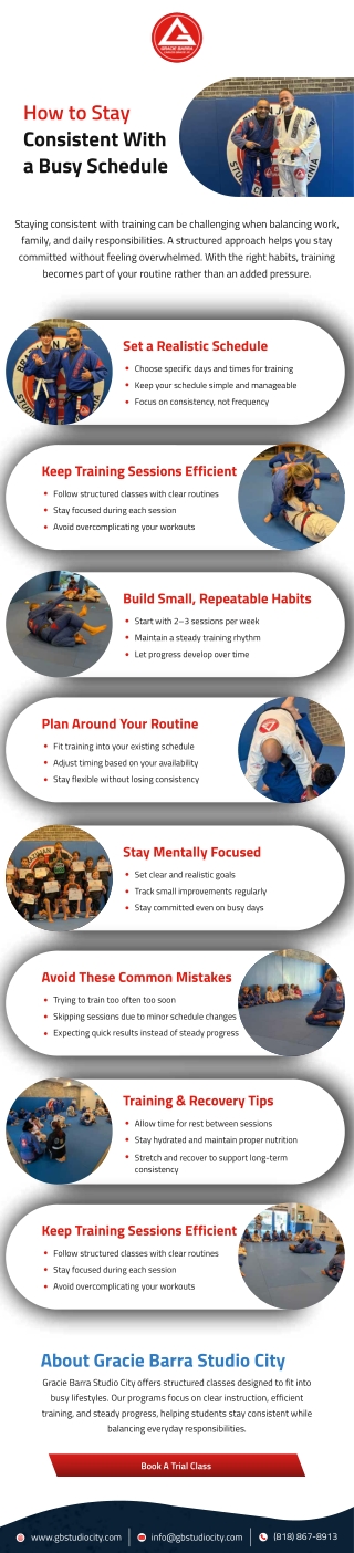 How to Stay Consistent With a Busy Schedule