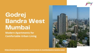 Godrej Bandra West Mumbai – Premium Urban Living