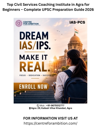 Best IAS Coaching in Agra for UPSC Preparation 2026 – Expert Guidance, Top Faculty & Complete Success Strategy (7)