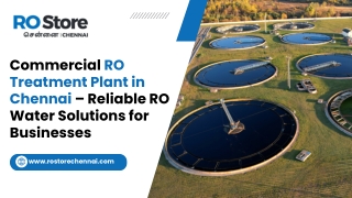 Best Commercial RO Plant Chennai | RO Store