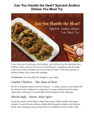 Can You Handle the Heat_ Spiciest Andhra Dishes You Must Try
