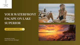 North Shore Cottages Waterfront Escape on Lake Superior