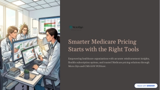 Micro Dyn Subscription Options for Healthcare Teams| Smarter Medicare Pricing