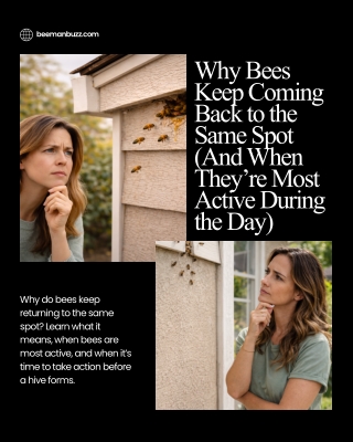 Why Bees Keep Coming Back to the Same Spot (And When They’re Most Active During the Day)