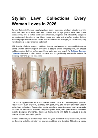 Stylish Lawn Collections Every Woman Loves in 2026