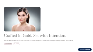 Crafted in Gold. Set with Intention.