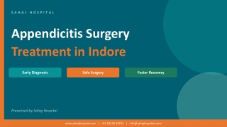 Best Appendicitis Surgery Treatment in Indore