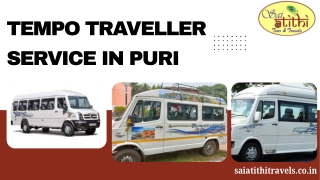Tempo Traveller Service in Puri