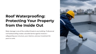 Roof Waterproofing is Essential for Every Building