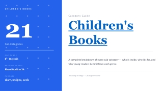 Guide to Buying Children’s Books for Every Age
