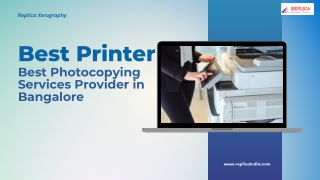 Best Photocopying Services Provider in Bangalore