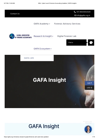AML, Cyber Law & Forensic Accounting Updates _ GAFA Insights