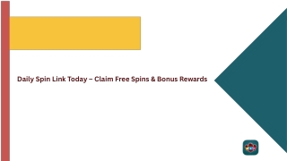 Daily Spin Link Today – Claim Free Spins & Bonus Rewards