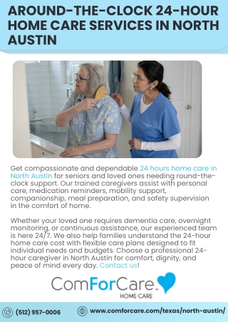 Around-the-Clock 24-Hour Home Care Services in North Austin