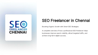 SEO Freelancer in Chennai for Organic Traffic & Business Growth