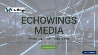 Grow Faster with Smart Digital Marketing - EchoWings Media